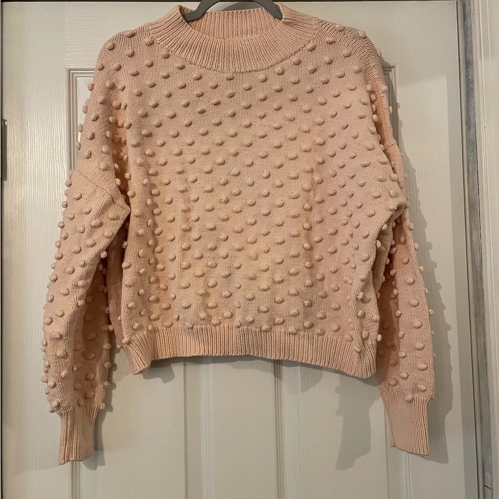 Misha and Puff cotton popcorn sweater